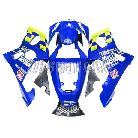 Инжектор полный обтекатель комплект для Suzuki GSXR1000 K1 K2 2000 2001 2002 00 01 02 ABS пластик кузова мотоцикла Синий неоновый желтый