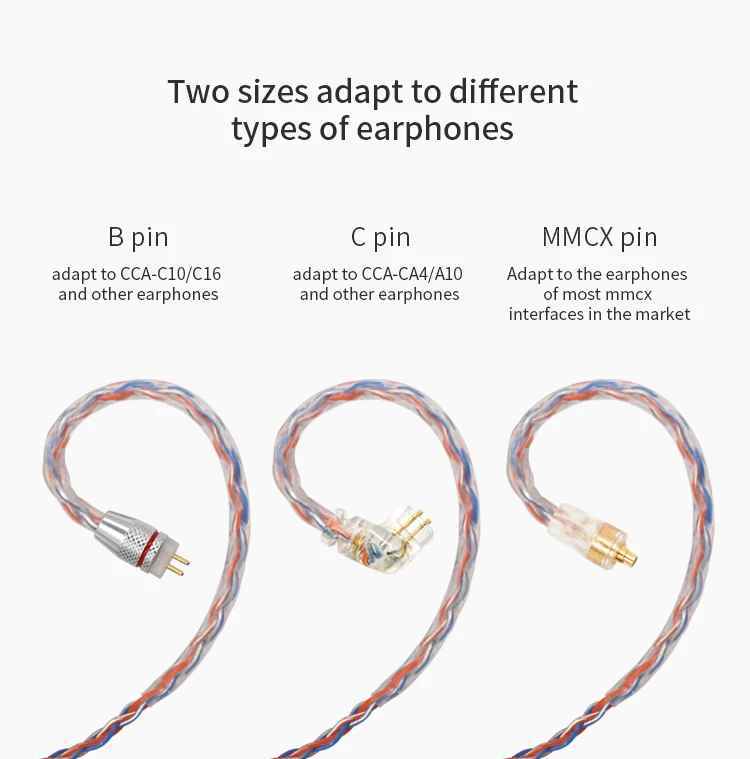 3,5 мм до MMCX 0,75 мм 2pin 8 Core покрытый серебром обновленный кабель Сменный кабель для наушников для KZ ZST ZS10 Pro CCA C10