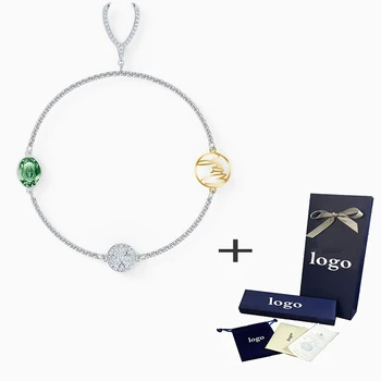

SWA 2020 New Exquisite And Elegant Remix Collection Wishbone Strand Bracelet Give Girlfriend Romantic Birthday Gift