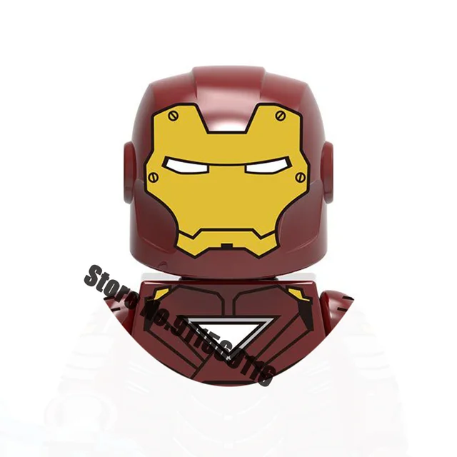 Superhero Iron Man Mark Building Blocks Bricks Tony Stark War Machine Ultron Action Figures Kids Toys Christmas Gifts H-X1165