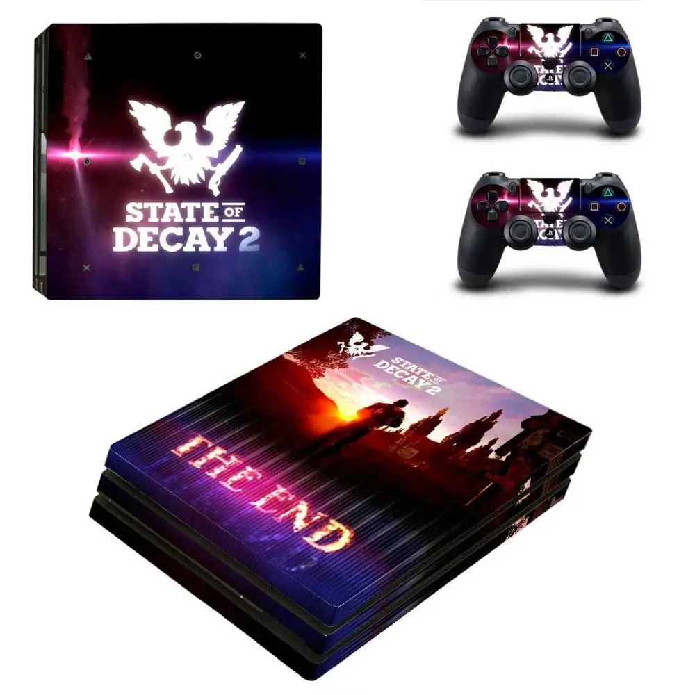 State of Decay 2 PS4 Pro стикер s PS 4 Play станция 4 Pro Кожа Стикеры для playstation 4 Pro консоль и контроллер