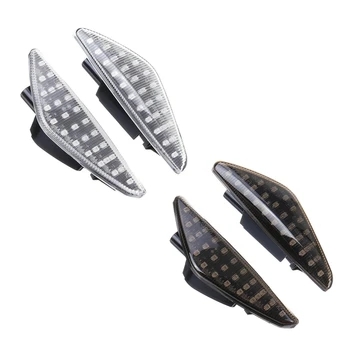

2Pcs Car Led Dynamic Side Mark Turn Signal Light Flashing Light For Bmw X5 E70 X6 E71 E72 X3 F25