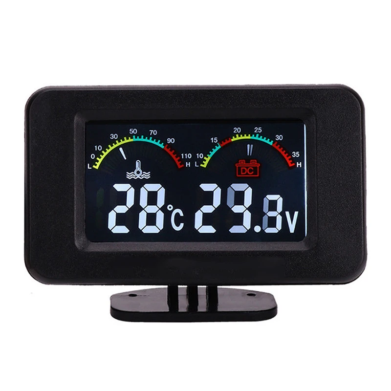 

Gauge Water Temperature Voltmeter With 10mm Sensor Head Plug LCD Fashion High Quality Durable Practical