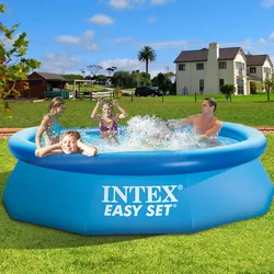 INTEX – piscine de jeu gonflable pour toute la famille, pour adultes, pour l'extérieur, bassin de poissons pliable, PVC épais surélevé, 2021 
