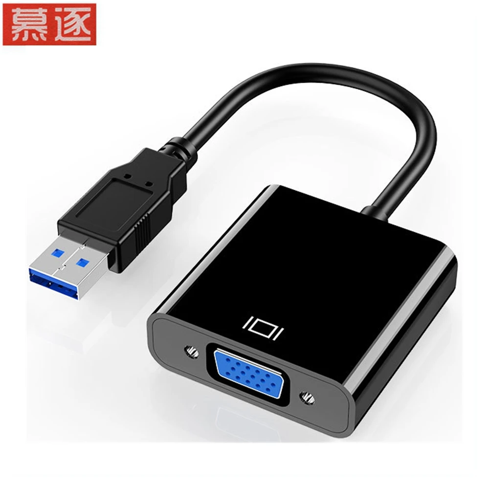 Адаптер USB в VGA 1080P конвертер внешняя видеокарта мульти дисплей для ноутбука ПК