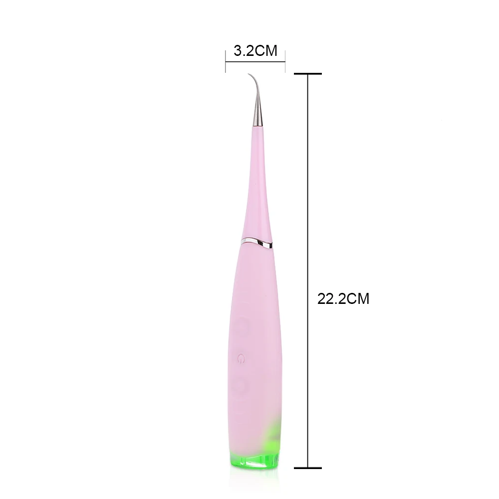 Портативный Электрический звуковой стоматологический скалер для удаления зубного камня от зубных пятен зубной камень инструмент стоматолога отбелить зубы гигиена здоровья белый
