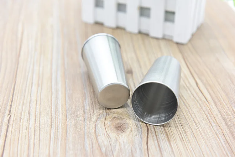 Portable 100 Ml Stainless Steel Shot Glass Stainless Steel Wine Cup Tass Wine 39G