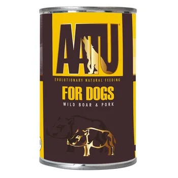 

Aatu canned food for dogs meat wild boar and pork 0,4 kg * 12 PCs