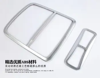 

For Honda CR-V 2017 2 PCS ABS Chrome Car Interior Roof Dome Lamp Reading Light Cover Trims Car Styling Accessories
