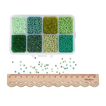 

Wholesale 2mm Czech Glass Seed Beads Belt Box Set Charm Seedbeads Rondelle Spacer Beads For DIY Bracelet Necklace Jewelry Making