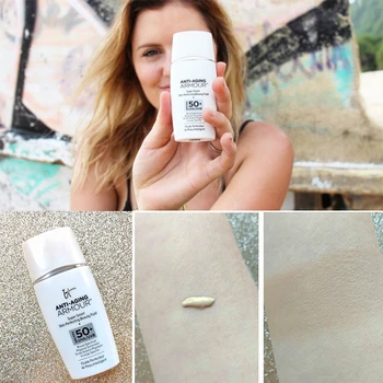 

Anti-Aging Sun Protection Tinted Sun Protection SPF 50 + Fluid Foundation Primer Cosmetic for Super Smart Skin Care