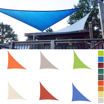 

Portable Right Angle Anti-UV Sun Shade Sail Sunshade Awning Rope Bag Outdoor Patio Garden Pool Canopy Top Cover 5x5x7.1m