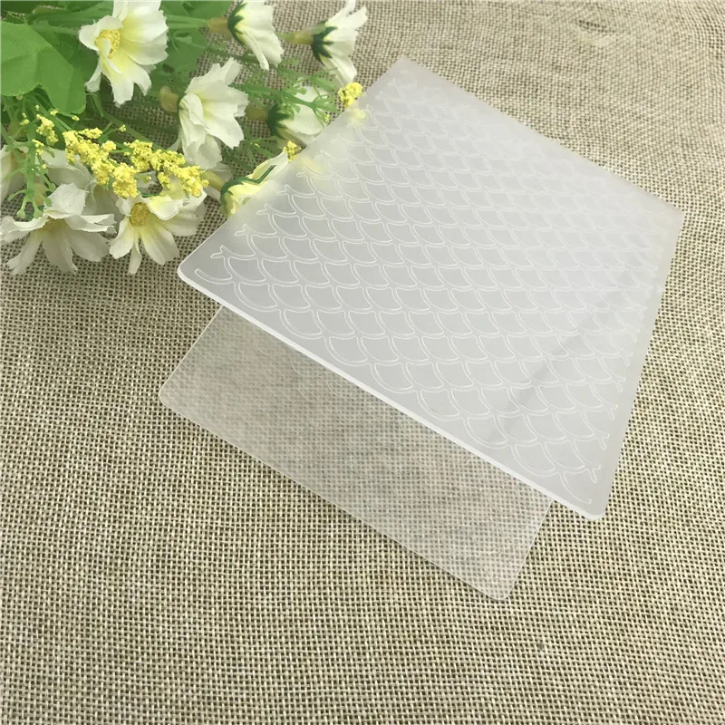 Shell DIY Plastic Embossing Folders for DIY Scrapbooking Paper Craft/Card Making Decoration Supplies