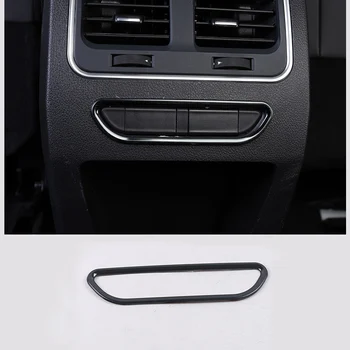 

Lsrtw2017 for Haval F7 F7x Car Rear Seat Heaten Button Frame Accessories Interior Mouldings Chrome 2019 2020