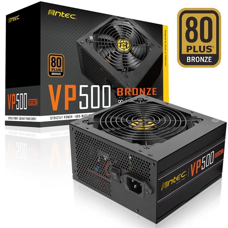 Блок питания для Antec ATX 12 в 80 плюс Бронзовый без модуля игровой бесшумный блок питания 450 Вт-650 Вт блок питания VP450 VP500 VP550 VP650