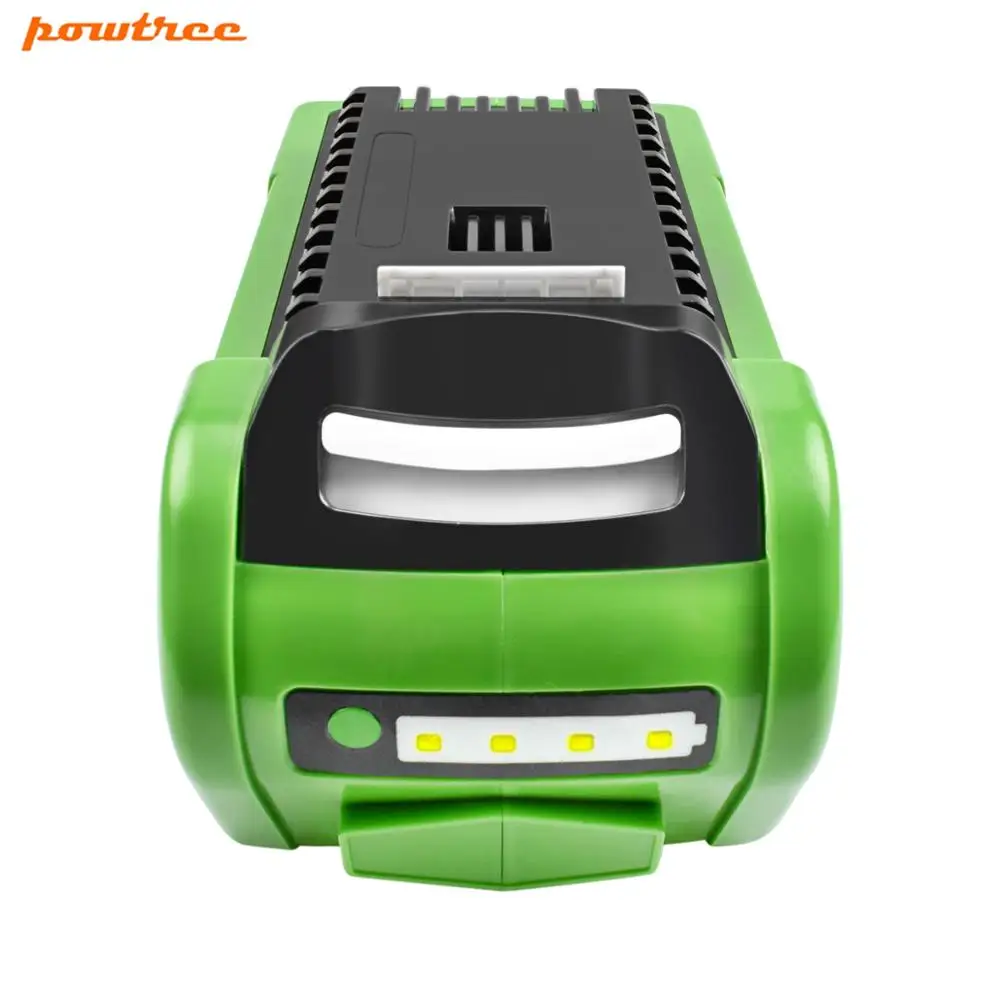 Batteria Ricaricabile 40V 6.0Ah Per Greenworks 29462 29472 29282G-Max Sostituzione Tosaerba Batterie Per Utensili Elettrici