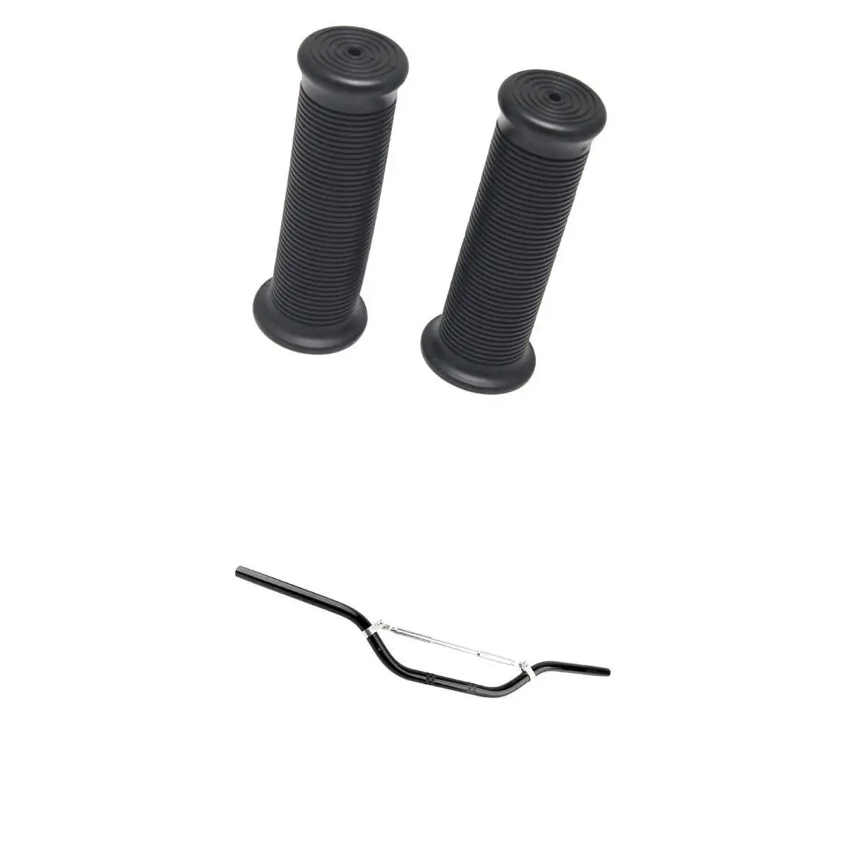 7/8" Motorcycle Handlebar Drag Bar Handle Bars＆Grips 80cm Black for Harley