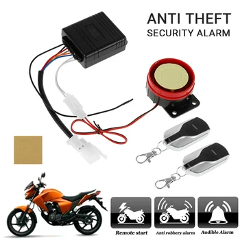 

Universal Two-way Motorcycle Scooter Anti-theft Security Alarm System Engine Start Remote Control Key