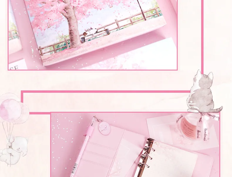 Cherry Blossoms Sakura Diary Gift Set - 12 - Kawaii Mix