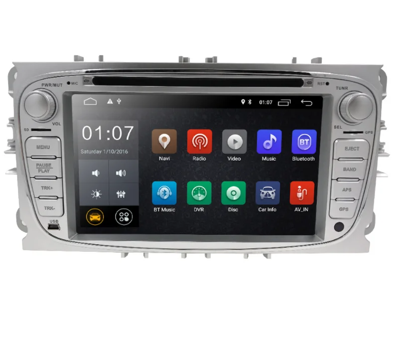 7 inch Android 10.0 car DVD Radio Stereo GPS Navigation audio multimedia For Ford Mondeo Focus S-Max C-Max Galaxy Kuga gps navigation for car