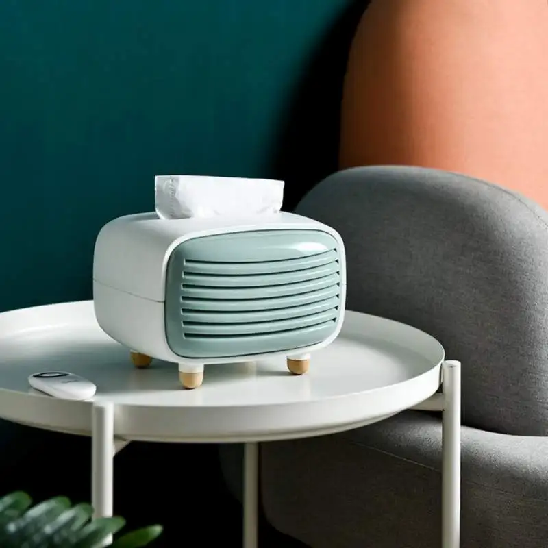 Vintage Radio Shaped Tissue Box For Home Bathroom Car Office Napkin Holder Organizer Home Decor Paper Towel Dispenser