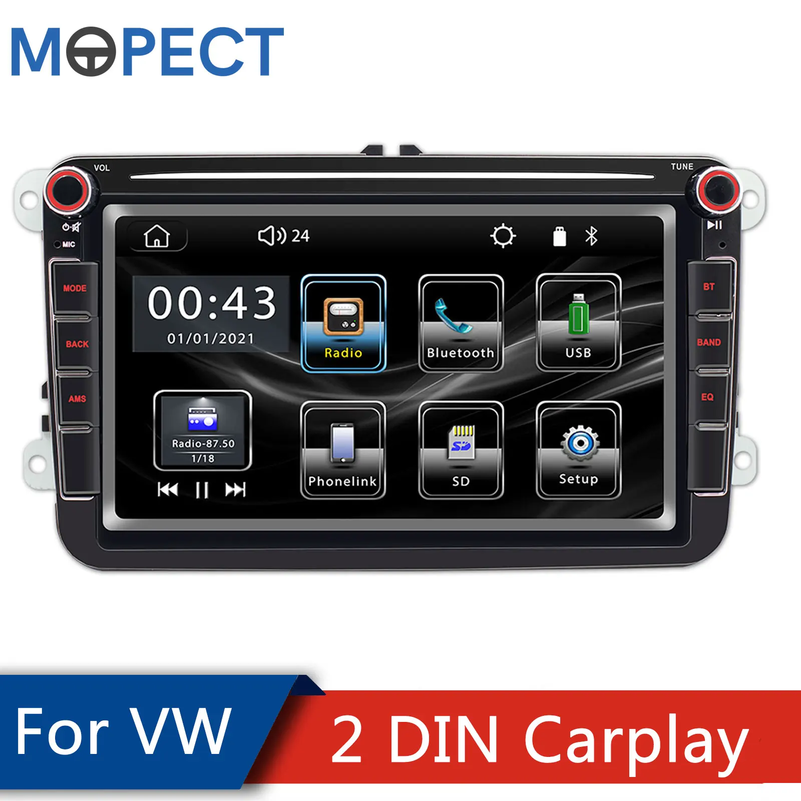 Автомобильный мультимедийный плеер проигрыватель на android с 8 &quotсенсорным