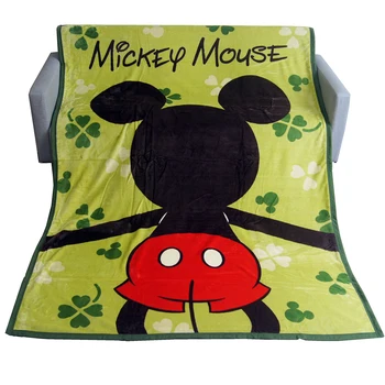 

Disney Mickey Mouse Thick Warm Winter Green Soft Blanket Throw 140x200cm Sleeping Cover Bedspread for Boys Girls on Bed Sofa