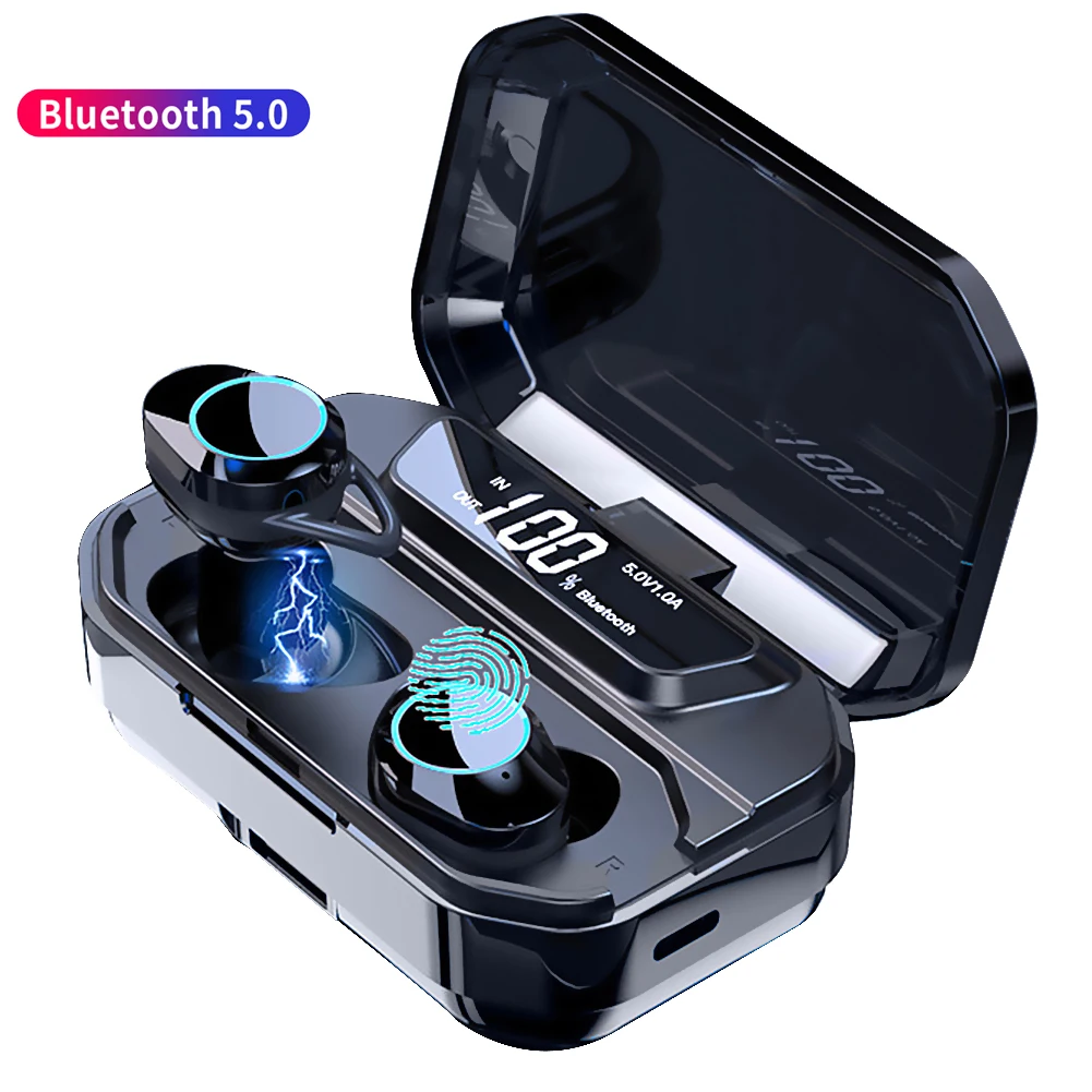 G02 TWS Wireless Bluetooth 5.0 Kopfhörer ipx7 Wasserdichte Ohrhörer Earpod Nett