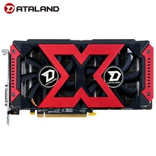 Графическая карта Dataland X-Serial RX580 4G для AMD GDDR5 256bit PCI настольная игровая видеокарта RX580 для ПК