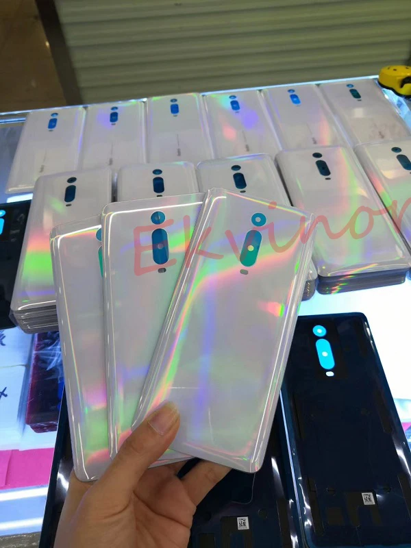 Абсолютно Новая задняя крышка для Xiaomi Redmi K20 крышка батареи задняя дверь задняя стекло Корпус с логотипом+ клей