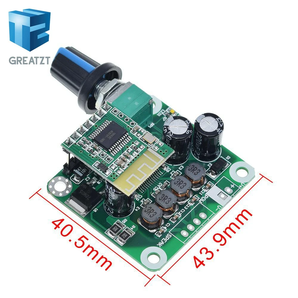 Bluetooth 4,2 TPA3110 15 Вт+ 15 Вт Цифровой стерео аудио Мощность модуль усилителя 12 V-24 V автомобиль для USB Динамик, Портативный Динамик