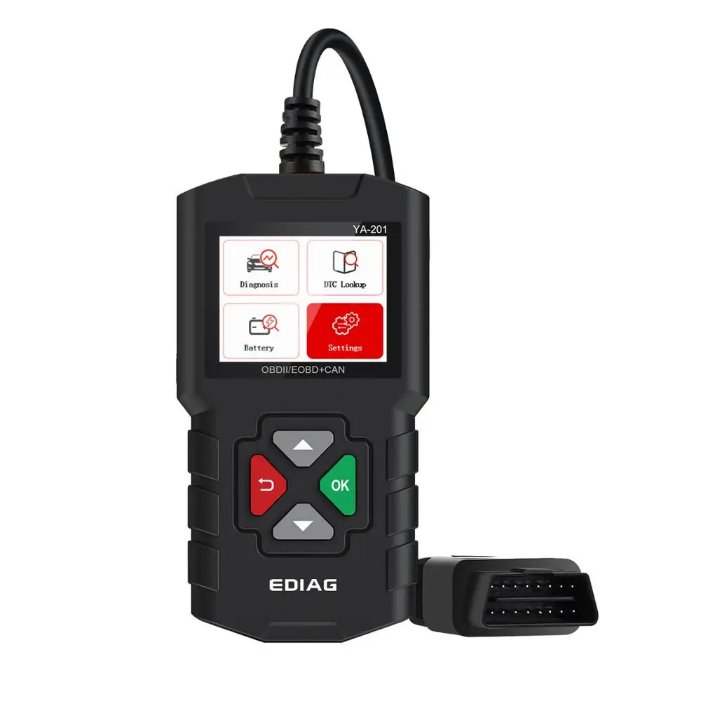 

YA201 Code Reader OBDII/EOBD YA-201 Auto Diagnostic Tool Data stream save/playback OBD2 Scanner Free Update AL319 CR3001