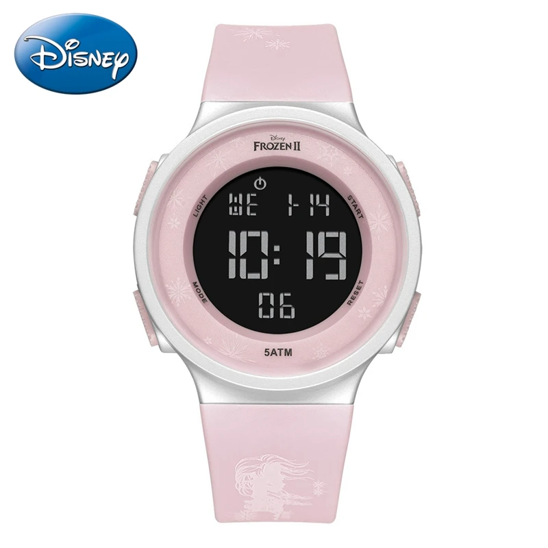 

2020 Frozen â…¡ Children Digital Calendar Watches Kids Soft Rubber 5ATM Waterproof Watches Girl Sport Time Clock Student Baby Gift