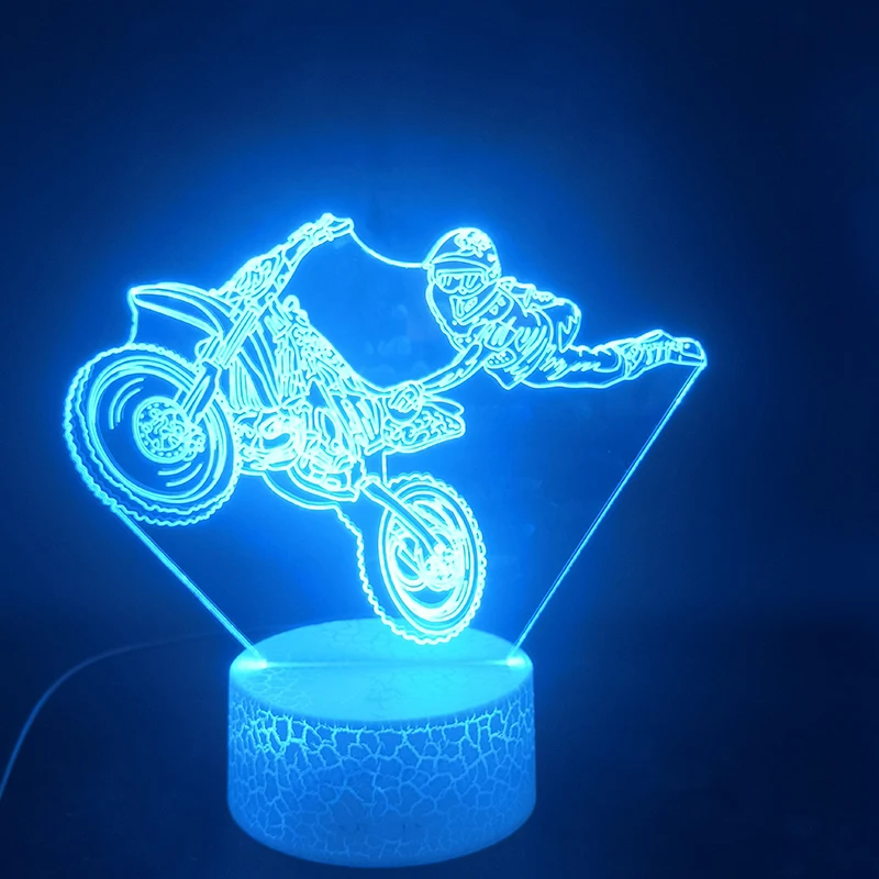 3D Lam Bluetooth динамик база необычная модель автомобиля трюк лучший подарок для подростка для украшения комнаты голограмма СВЕТОДИОДНЫЙ Ночник светильник