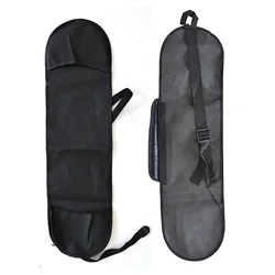 Portable Skateboard Backpack Shoulder Bag Crossbody Bag Longboard Carry Case Nylon Wear Resistant Skate Carry Handbags Black