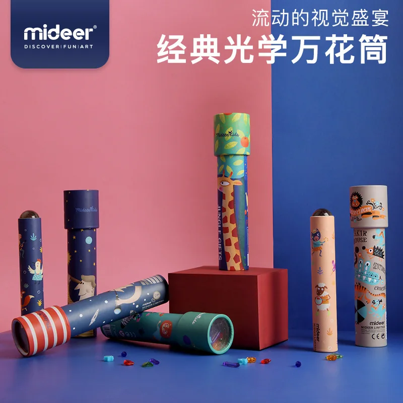 

Kaleidoscope MiDeer Mi Deer Children Classic Polygon Prism Kindergarten Science Experiment Adult Nostalgic Toy 3-Year-Old +
