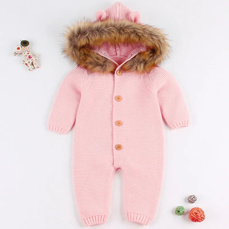 Ropa bebe recien nacido/Зимний комбинезон для мальчиков и девочек; комбинезон; одежда для маленьких девочек; модный детский комбинезон;