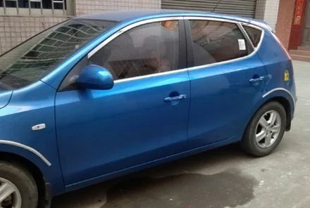 Нержавеющая сталь окна автомобиля планки для hyundai i30 2007 2008 2009 2010 2011 2012 hyundai Elantra Touring - Цвет: 10 pcs trims