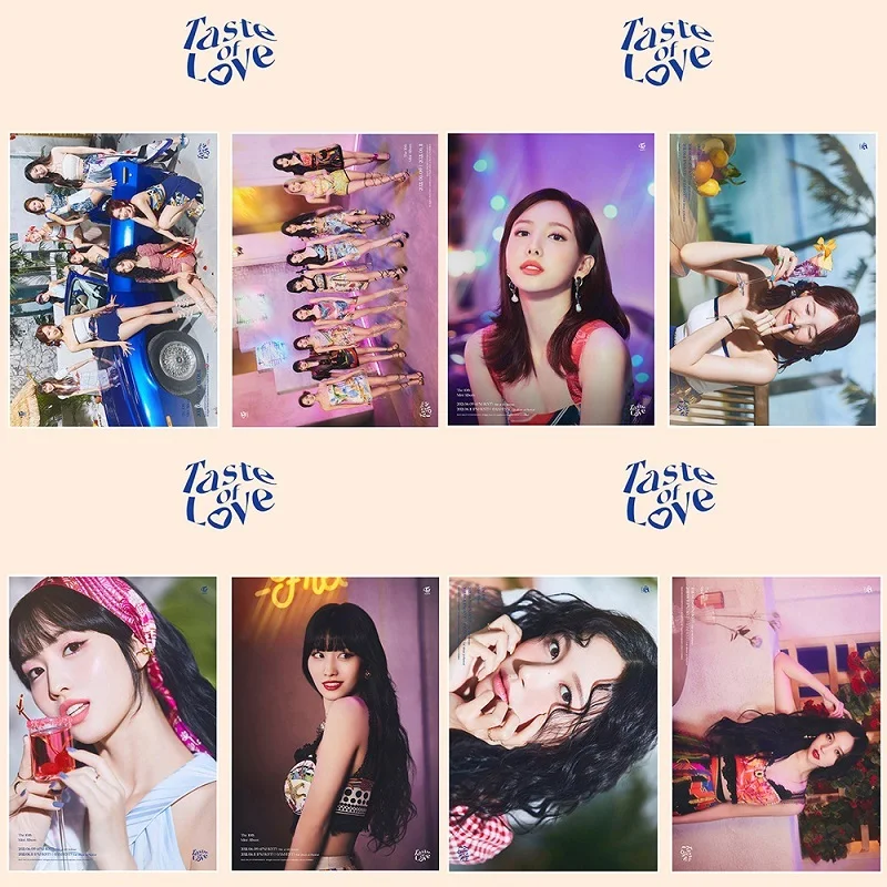 Kpop Twice New Album Taste Of Love Peripheral Posters Pictorial Once Collection Poster Nayeon Jewelry Packaging Display Aliexpress Kpop Twice New Album Taste Of Love Peripheral Posters Pictorial Once Collection Poster Nayeon Jewelry Packaging Display Aliexpress