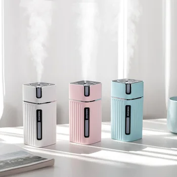 

New Style Creative Advantages Humidification the USB Mini Office Household Colorful Light Air Spray Humidification Customizable