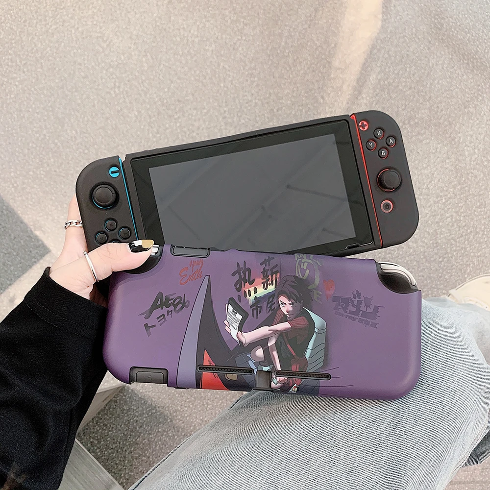 Nintendo Switchとlite用の保護シェル 日本のアニメスタイル コンビニエンスストア ゲームパッド 男の子と女の子用 Cases Aliexpress