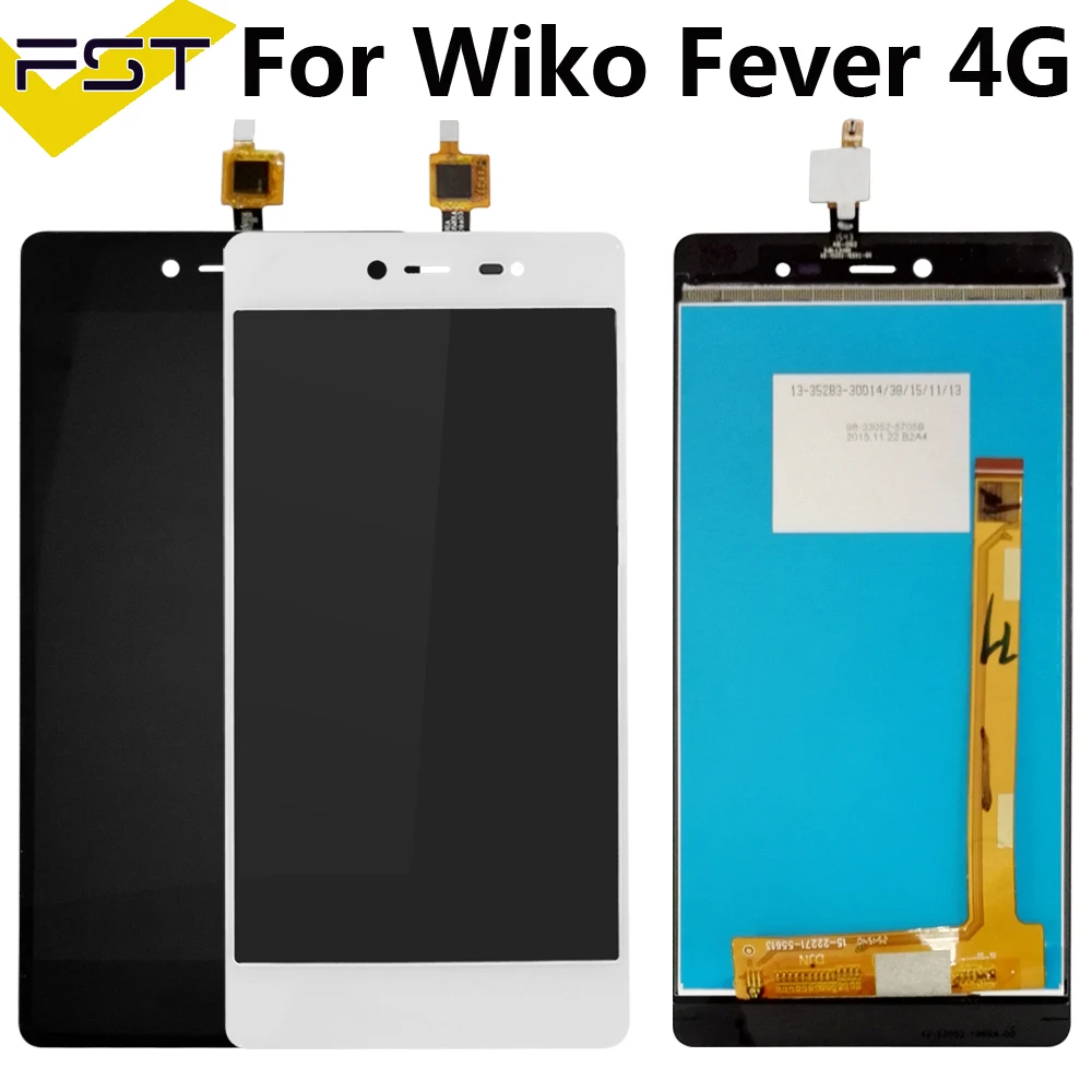 5 2 дюйма для Wiko Fever 4G ЖК дисплей 4g запасные части с инструментами|Экраны мобильных