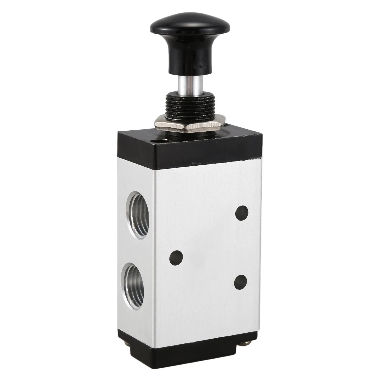 5 Way Pneumatic Air Hand Lever Operated Valve Solenoid Valve Port 1/4 inch Manual Control Valves