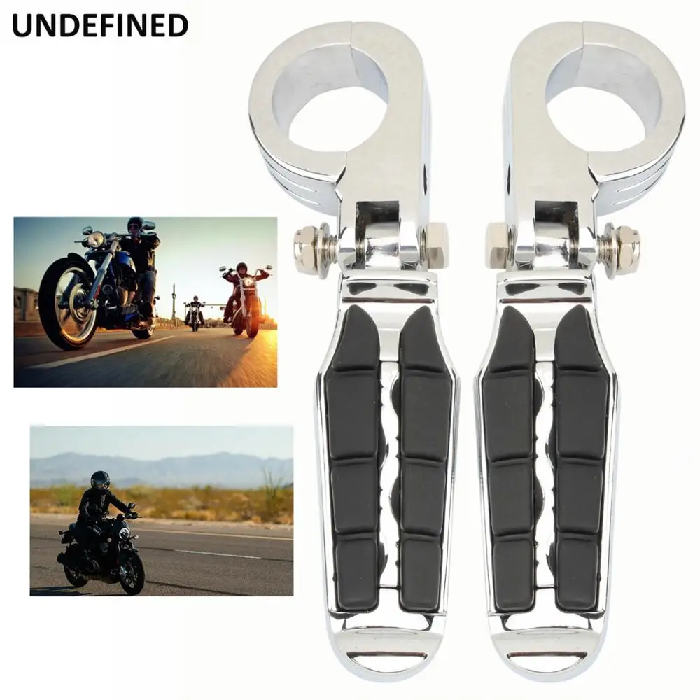 1.25 Inch Highway Bar Footpeg Clamps - 32mm Engine Guard Mount For Harley Honda Kawasaki Suzuki Yamaha