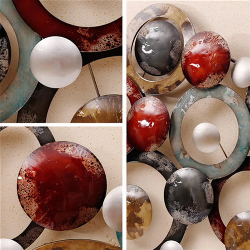 European Style Stereoscopic Wall Decoration Simulation Cosmic Planet Iron Art Wall Accessories Living Room Wall Hangings X2218