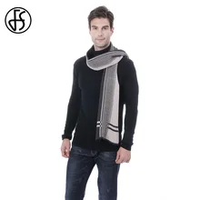 FS Высокое качество зима для мужчин пашмины шарф Кашемир Новые Модные полосатые дизайн плед шарфы для женщин джентльмен теплые