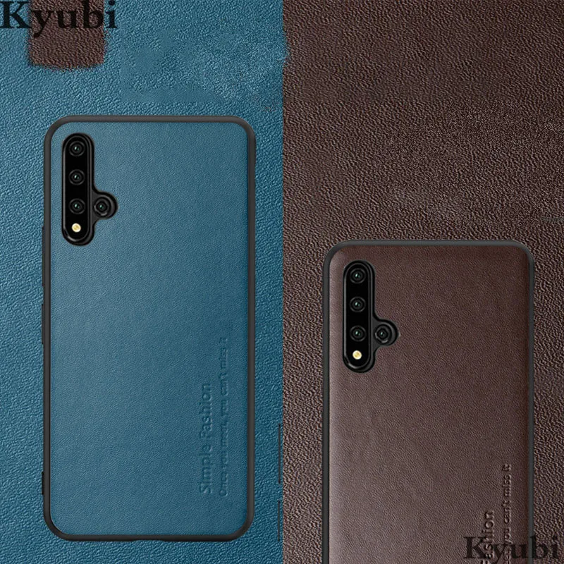 Для huawei Honor 20 Nova 5 mate 10 20 30 P20 P30 Pro чехол из натуральной кожи Мягкий матовый Роскошный чехол для huawei mate 20X Honor 9X