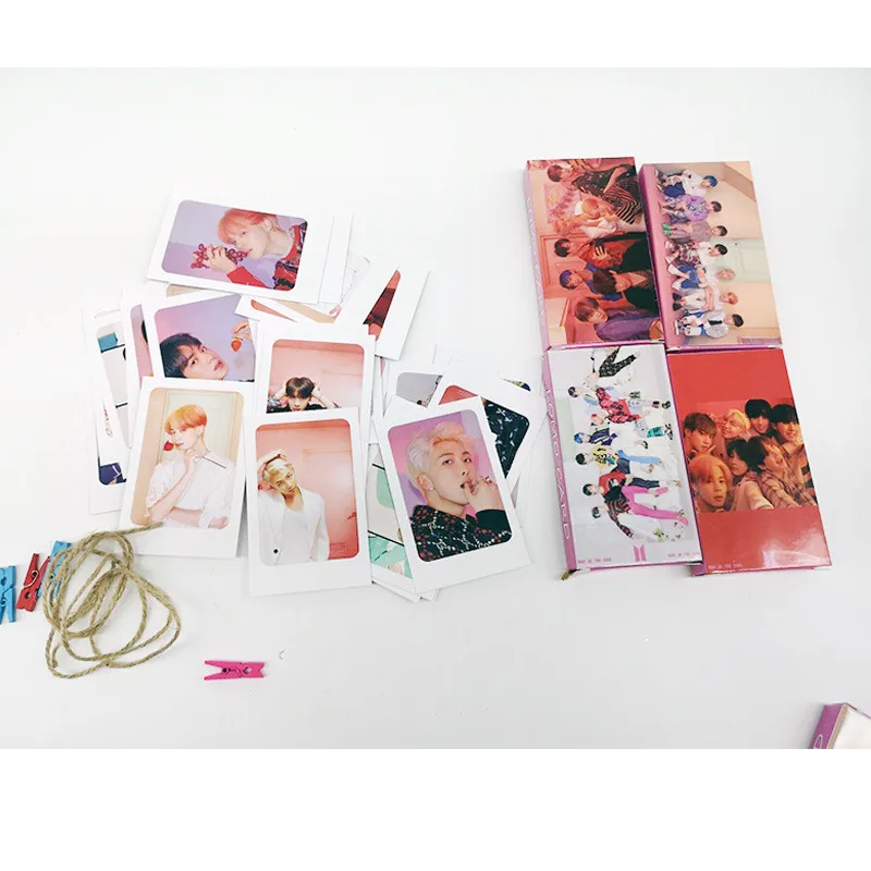 Kpop Bangtan Boys альбом карта душа Persona мальчик с LUV фото плакат в виде карты Фотокарта Lomo карта Любовь YOURSEFL говорящий JIMIN V