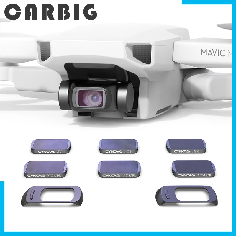 Фильтры для объектива CYNOVA комплект из 6 фильтров ND PL DJI Mavic Mini 2 и NDPL 8 16 32 64 Mini2 ND8 ND16 ND32 ND64 UV|Фильтры| |