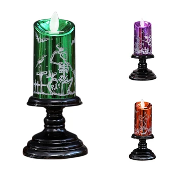 

Halloween Decoration LED Candles Realistic and Bright Flickering Bulb Battery Operated Simulation Small Candle